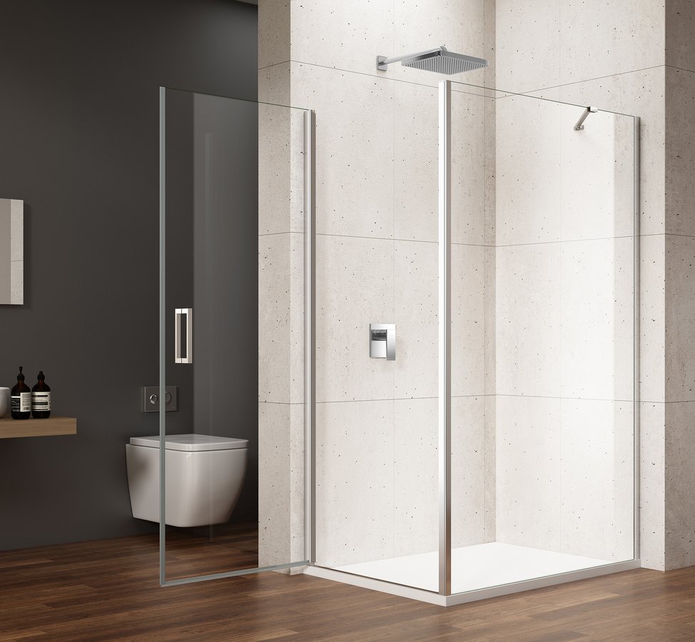 Gelco Loro douchecabine met draaideur 80x80cm chroom