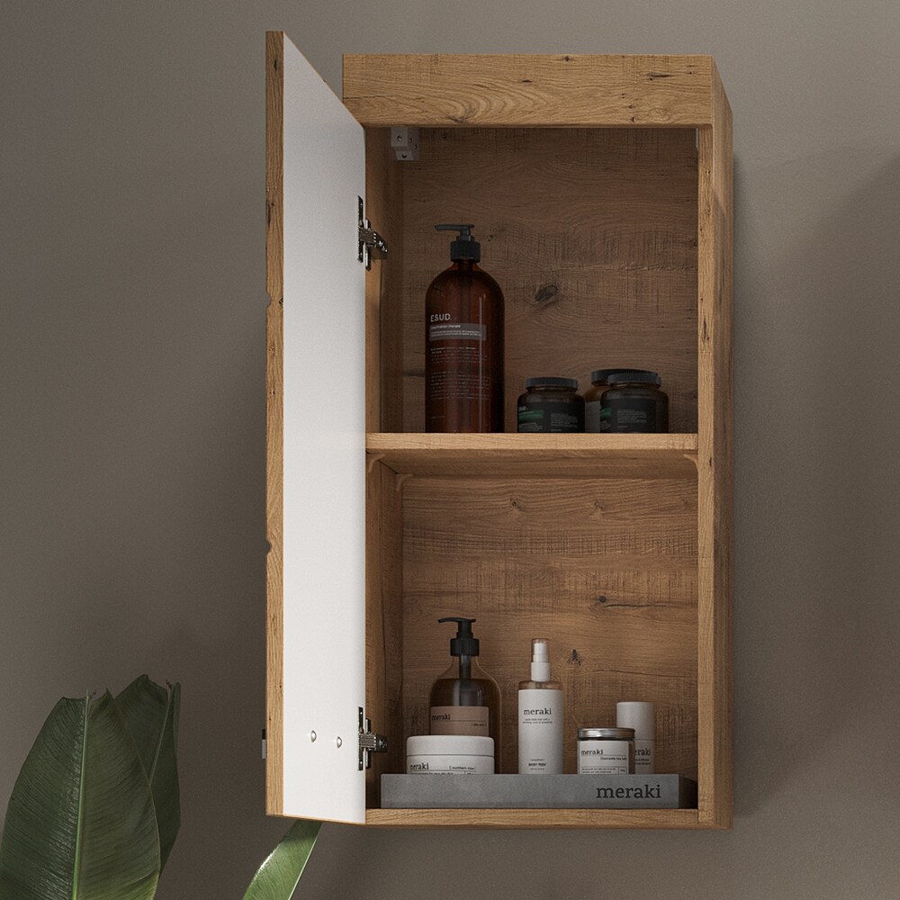 Vicco Hängeschrank Badschrank Badezimmerschrank Luna hängend 1 Tür 2 Fächer