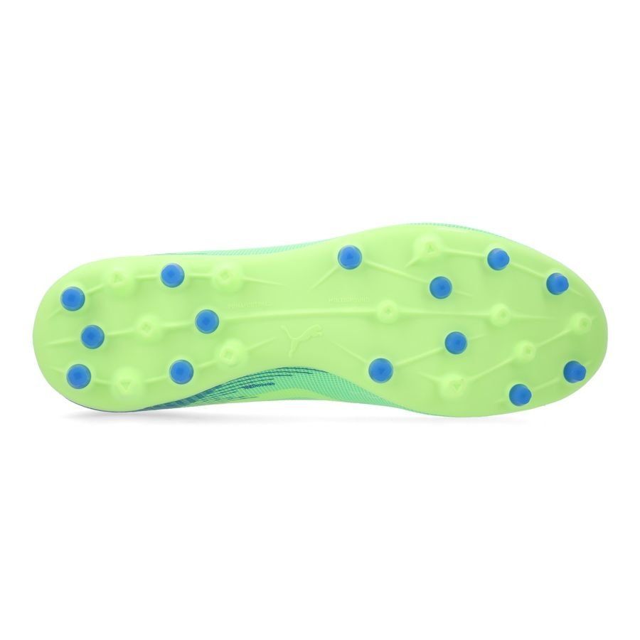 PUMA Ultra 5 Match MG Lights Out - Fizzy Apple/Blanc/Bleu