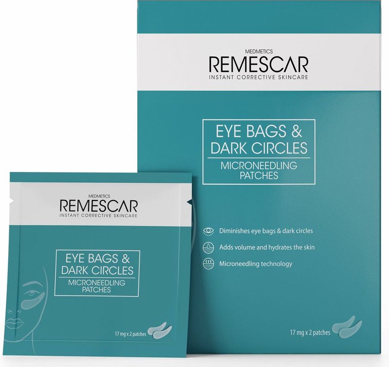 Remescar - Microneedling Patches - Gezichtsverzorging Patches voor onder de ogen - 2 stuks x 17 mg