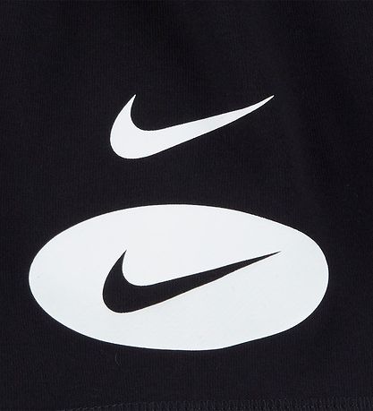 Nike Shortss?t - T-shirt/Shorts - Swoosh - Sort/Gr?