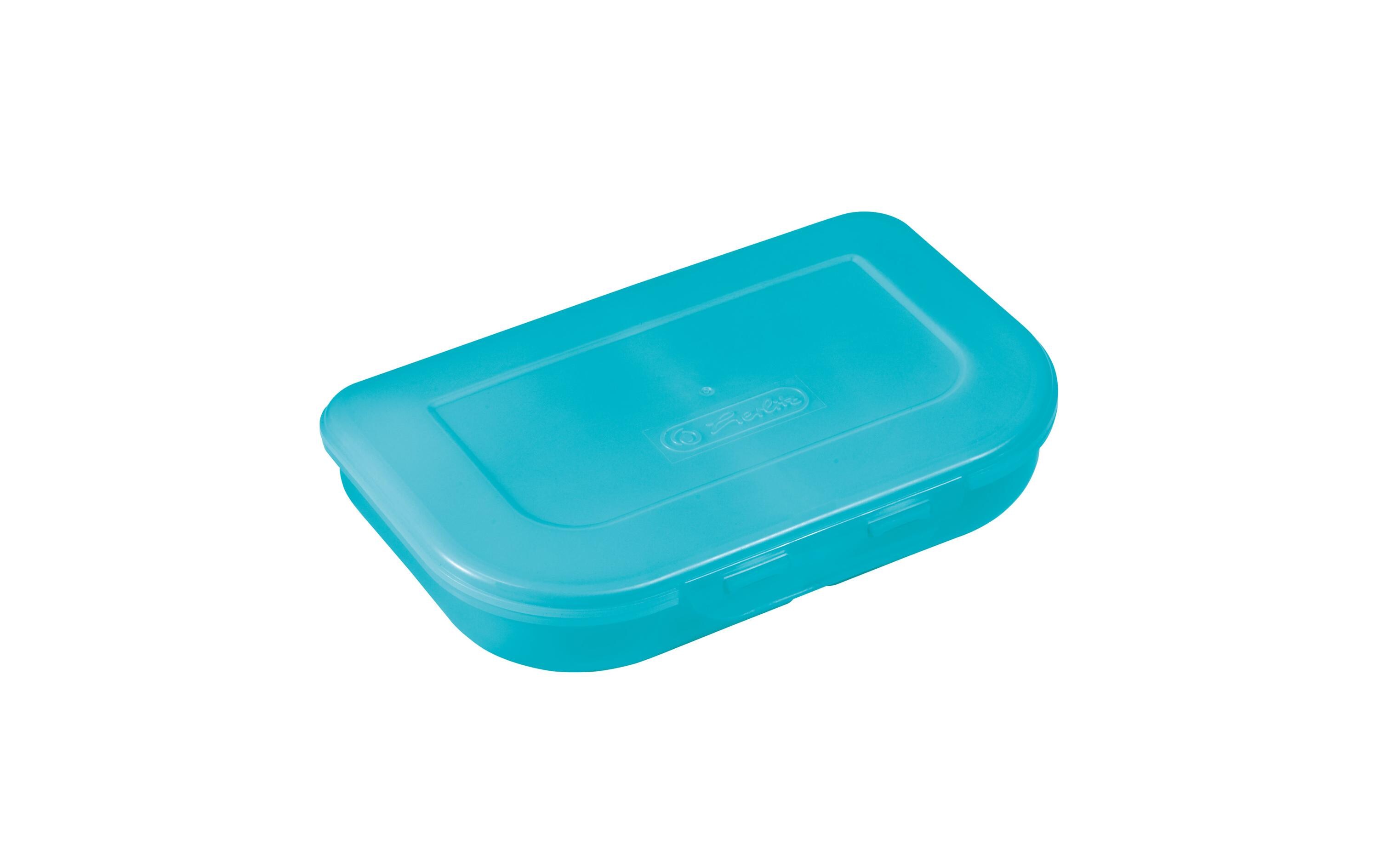 Lunchbox 23 x 15.5 x 4 cm TürkisFunktionale Brotdose für unterwegs