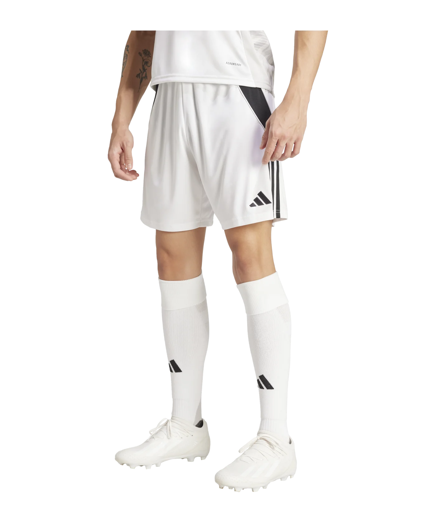 adidas Tiro 24 Short Weiss Schwarz