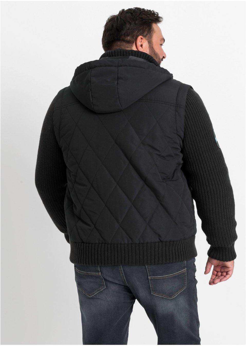 Blouson avec manches en maille