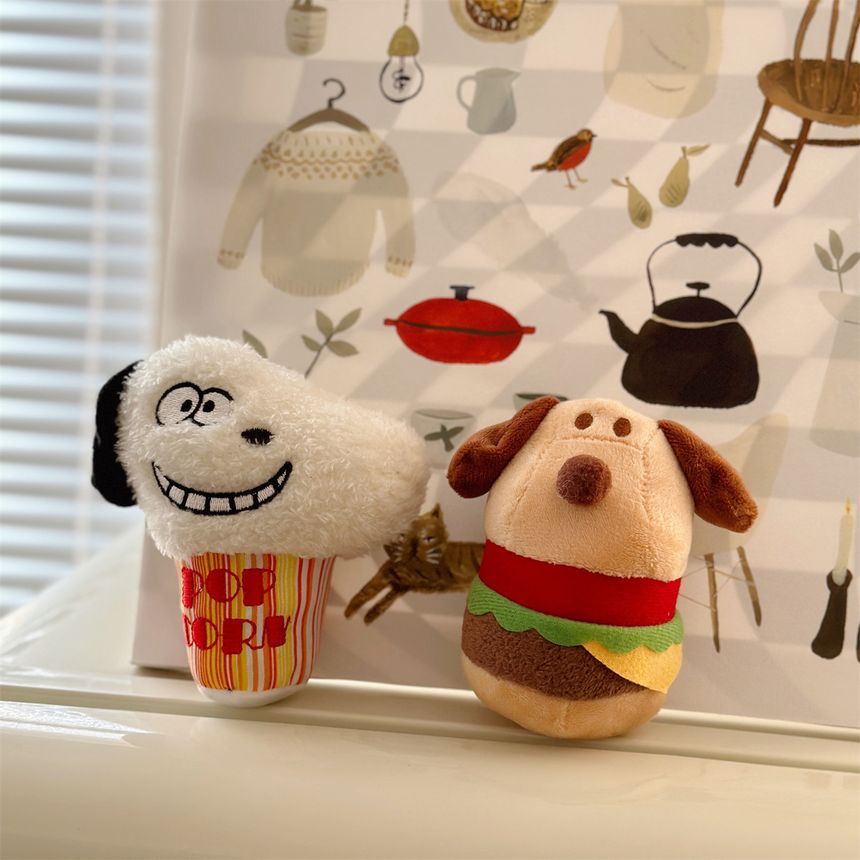 Indus - Fastfood Chenille koelkastmagneet (verschillende ontwerpen)
