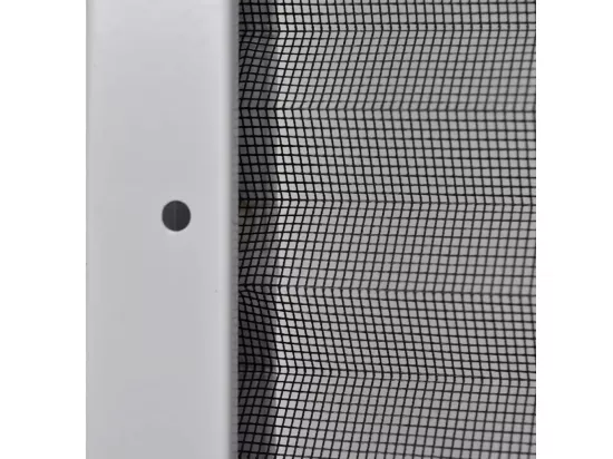 Moustiquaire plissée pour fenêtre et store Aluminium 60 x 80 cm