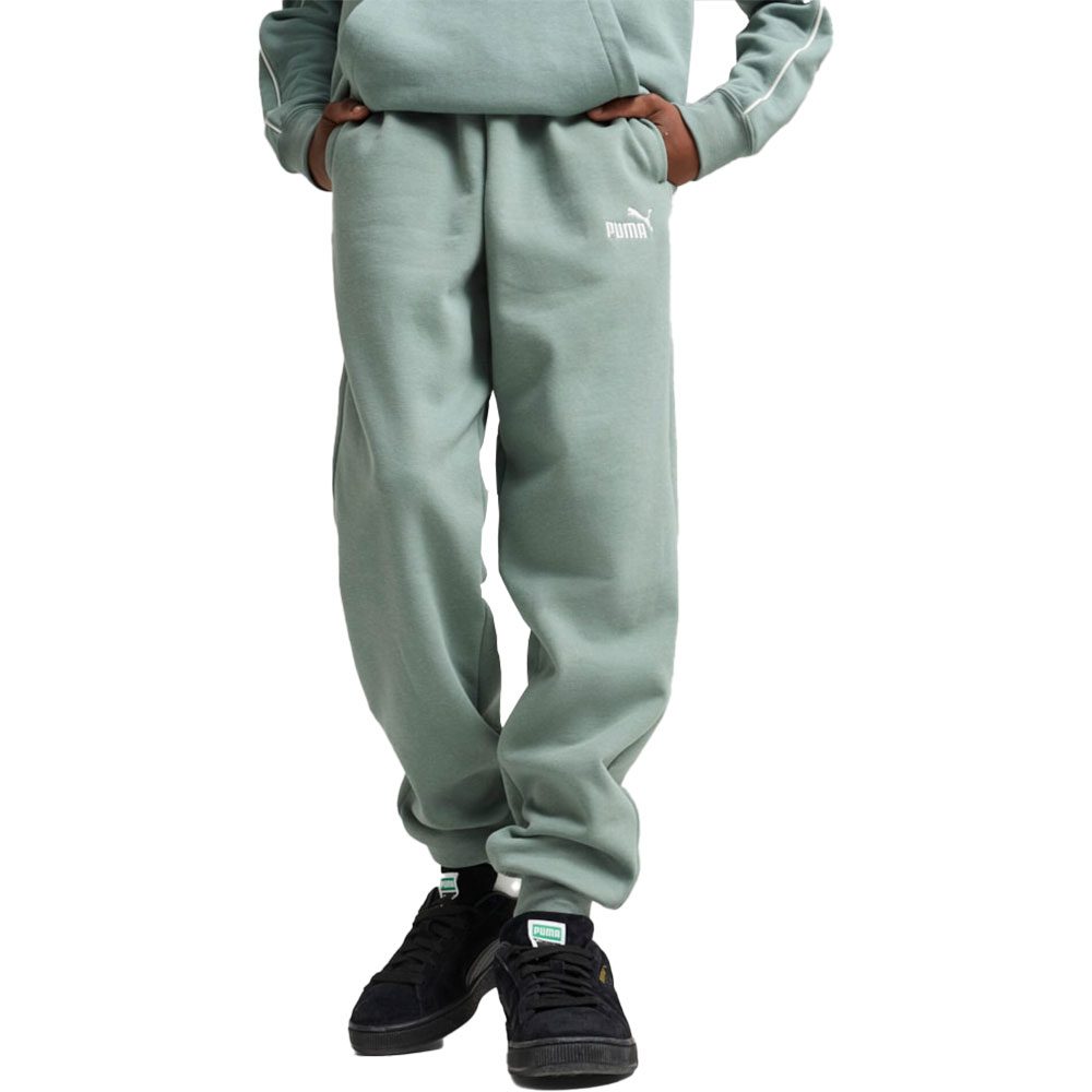 Puma ESS No. 1 Logo Sweatpants Jungen green moon