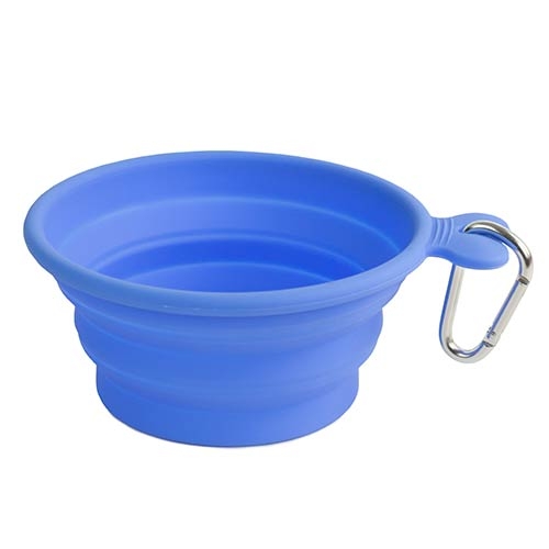 Alimentador portátil de silicone AZUL 750 ML