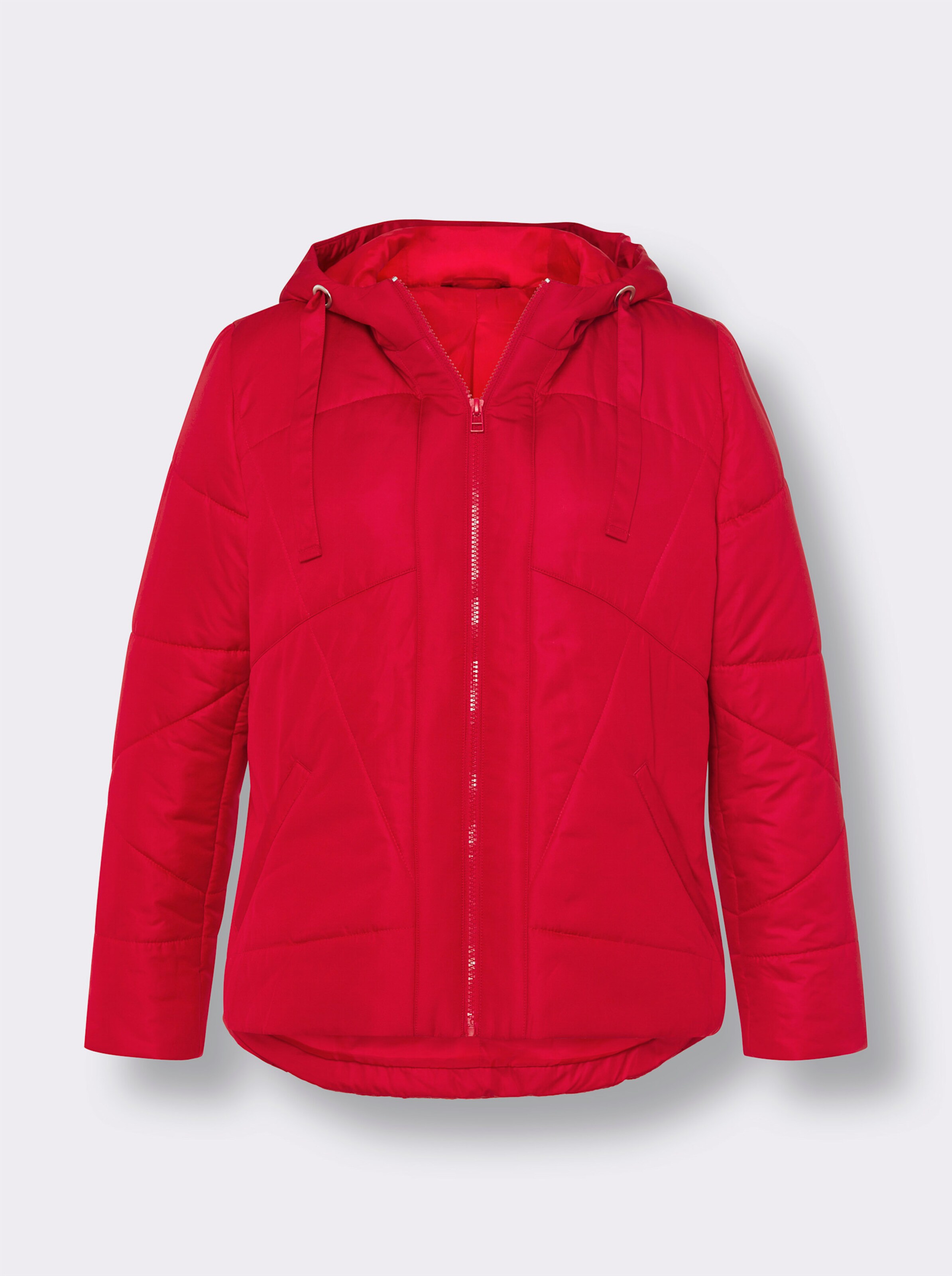 Steppjacke mit Kapuze