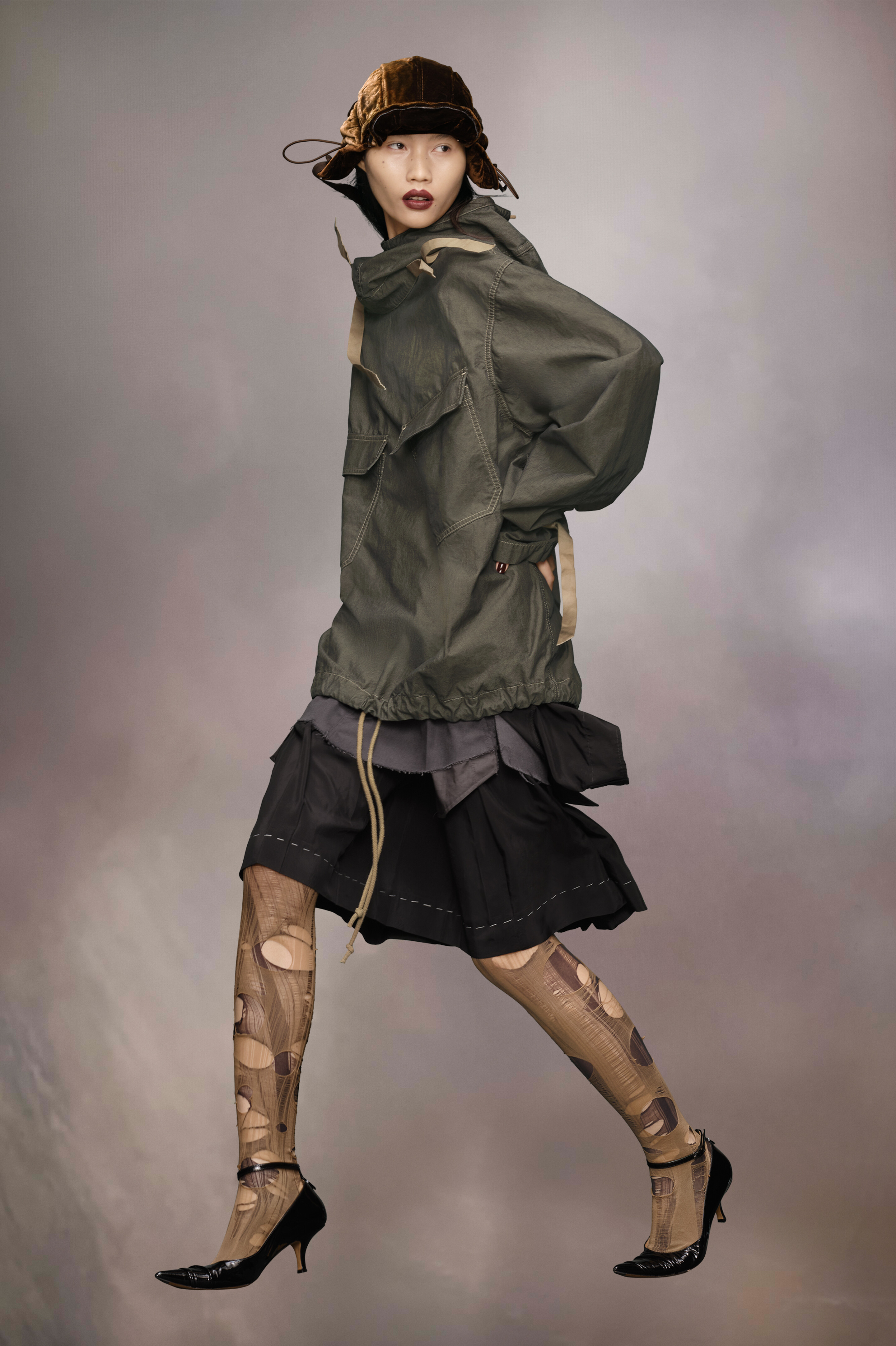 Veste à capuche