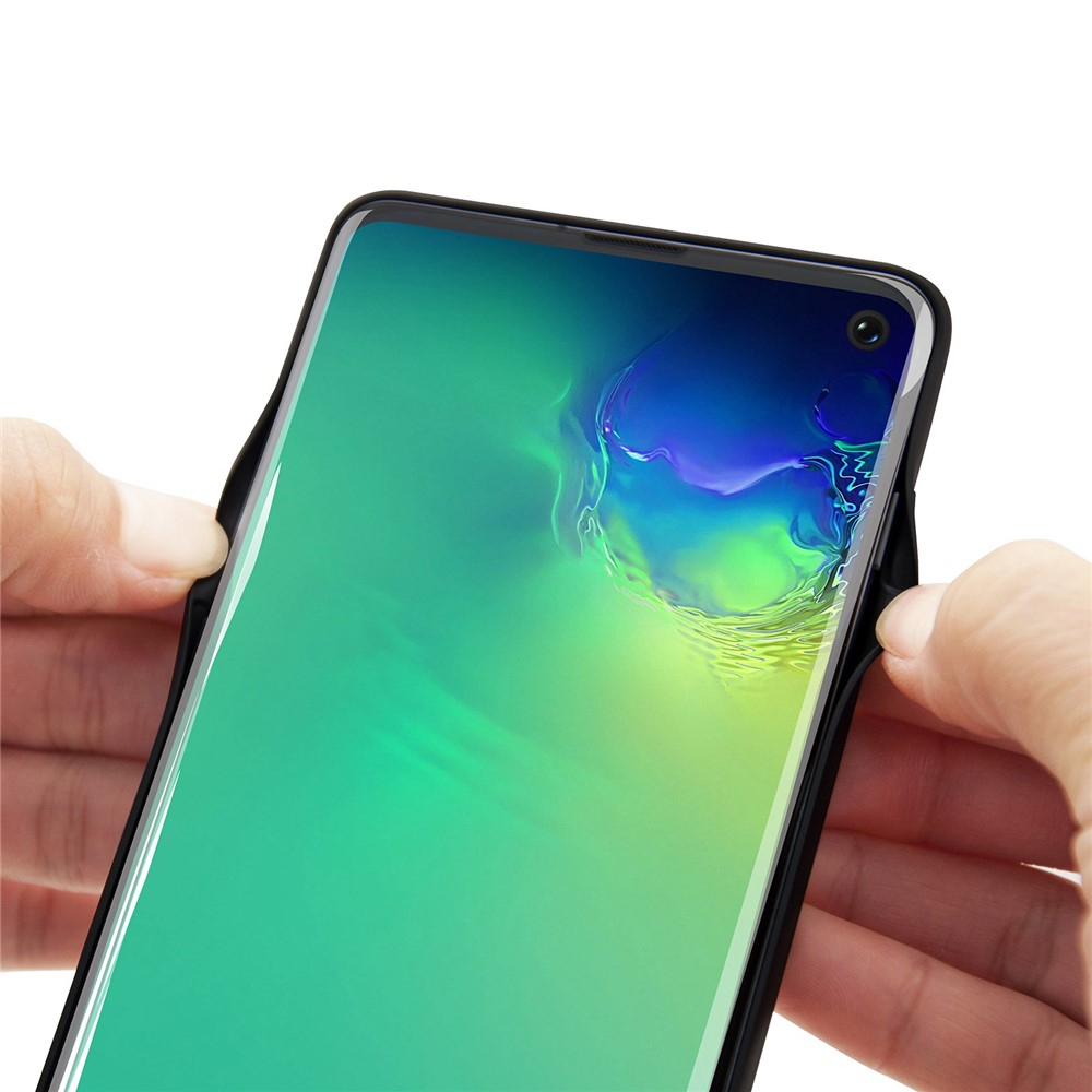 Samsung Galaxy S10 Backpack Akku Case Schutzhülle mit Kickstand (6000mAh) - Schwarz