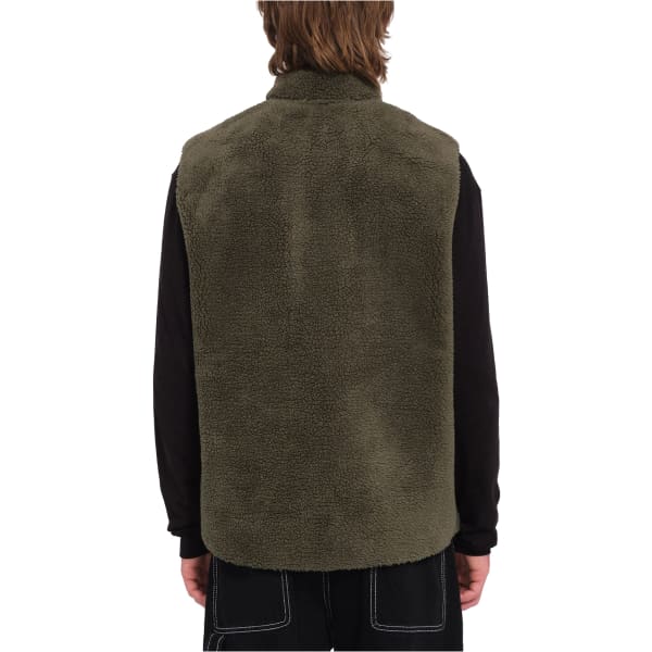 Veste polaire VOLCOM MUZZER FUZZAR VEST WINTERMOSS