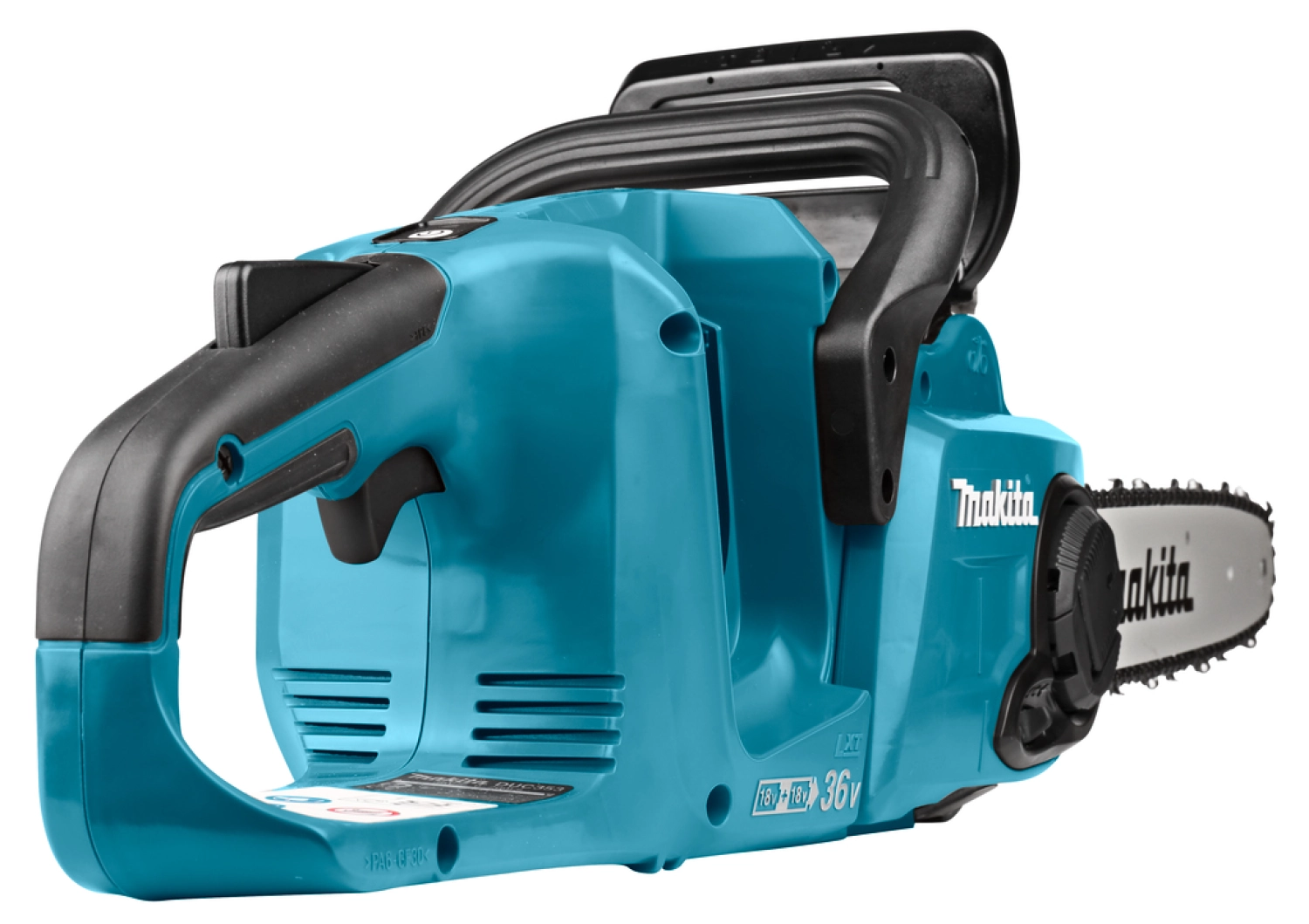 Makita DUC353PG2J 2x18V Li-Ion accu kettingzaag set (2x 6,0Ah) - 350mm