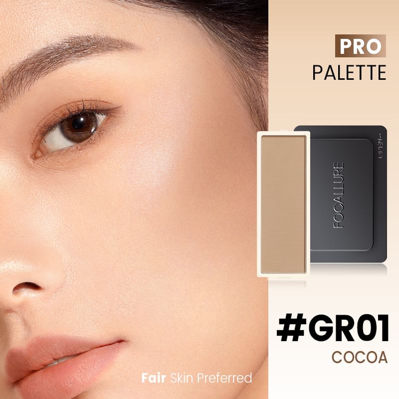 FOCALLURE - Matte contour vervagen - 4 kleuren