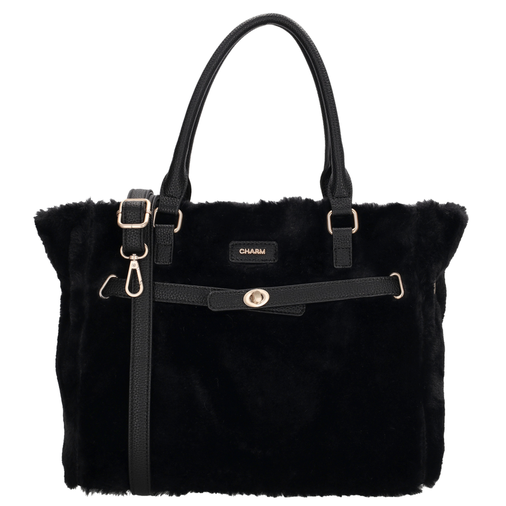 Charm London Alaska Shopper/ Handtas Zwart