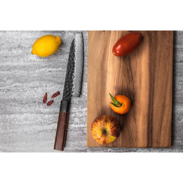 Set 2 couteaux Sayuto Sequoia San Mai office et santoku Sayuto