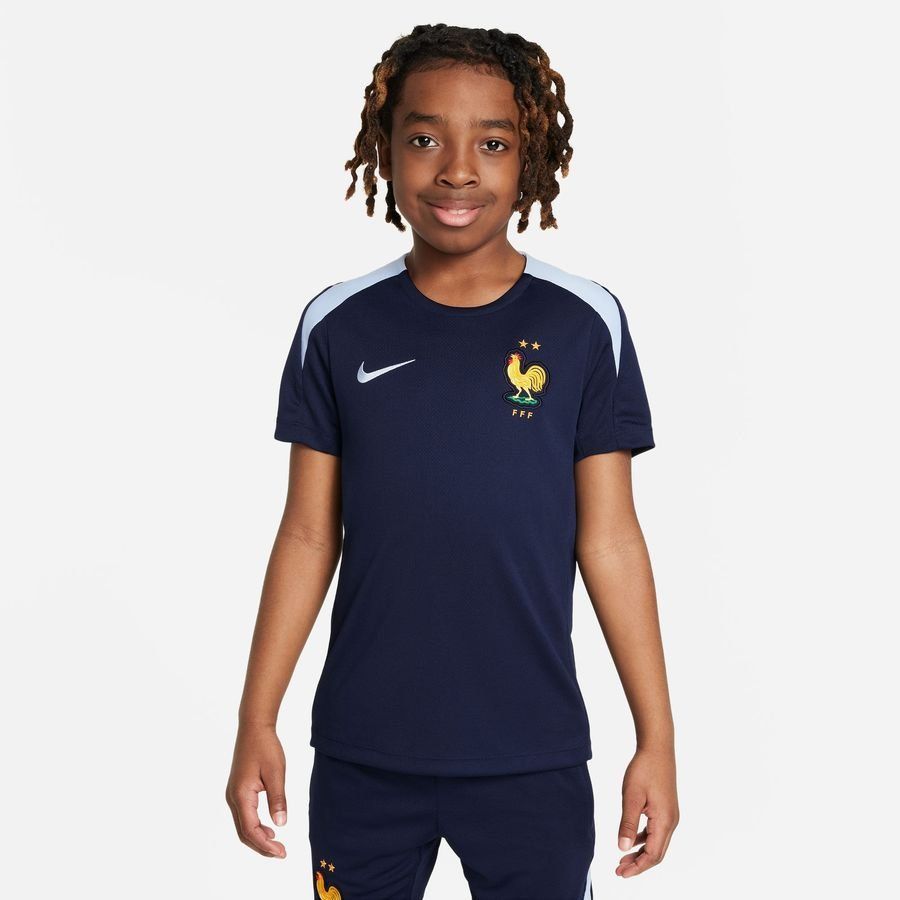 France T-shirt d'Entraînement Dri-FIT Strike - Bleu/Bleu Enfant