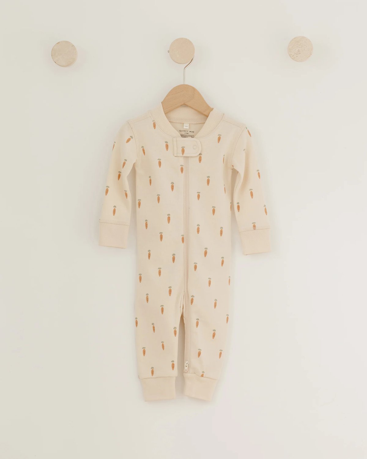 Pysj med to-veis Glidelås – 100% Øk. Bomull | Zip Longsleeve Sleeper