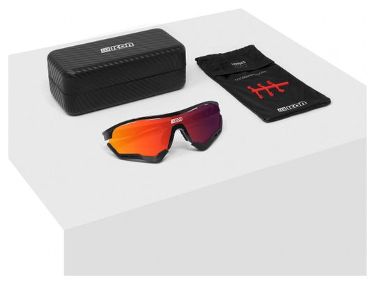Scicon Sports Aerotech SCN PP Lunettes De Soleil De Performance Sportive (Scnpp Multimorror Rouge/Briller)
