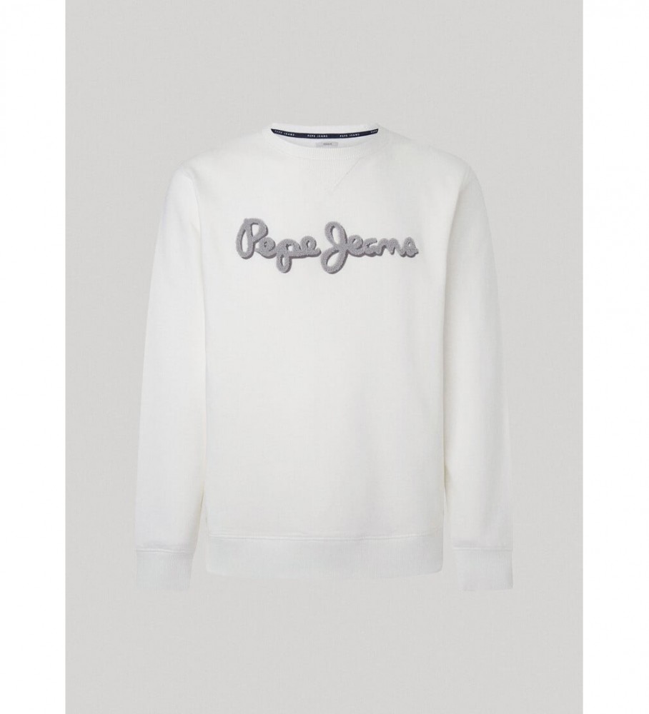 Moletom Pepe Jeans Ryan Crew, branco