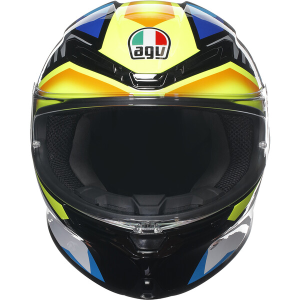 AGV - Casque K6 S Joan Jaune / Bleu / Gris / Noir