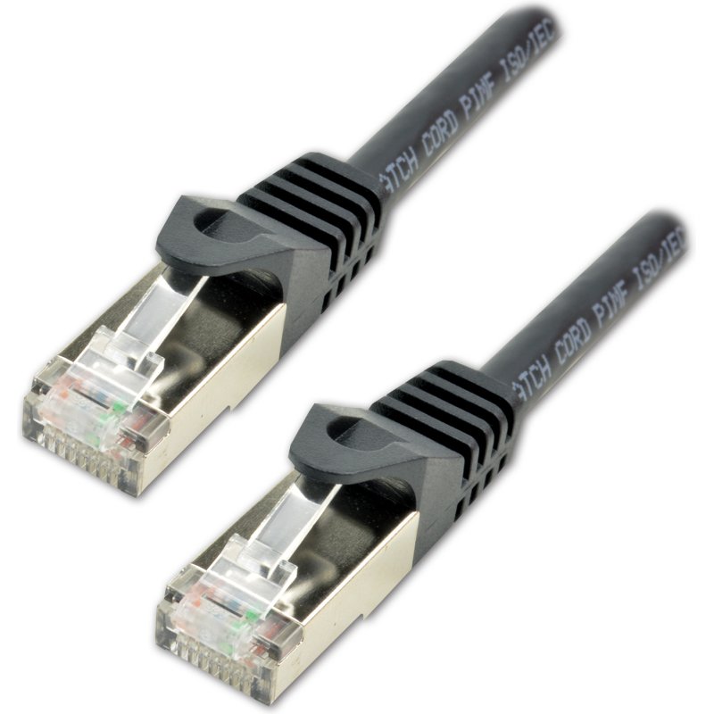 MCL FCC7BMSHF-3M/N câble de réseau Noir Cat7 S/FTP (S-STP)