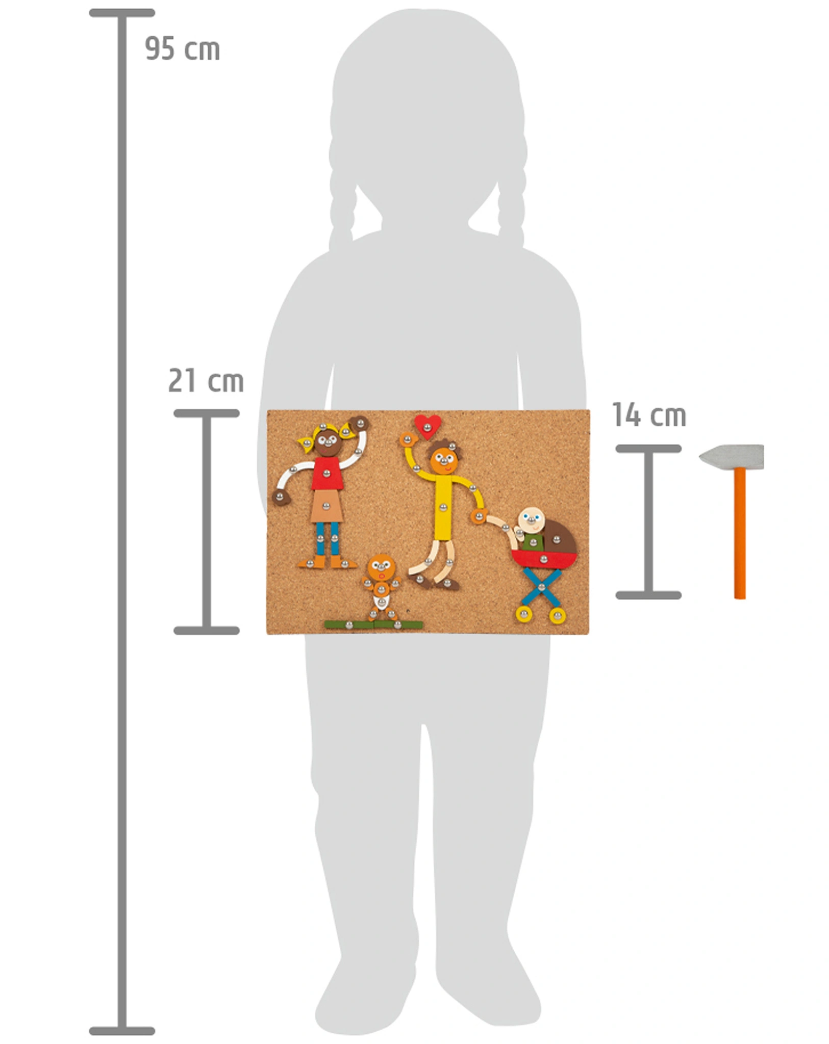 Hammerspiel ZUHAUSE & FAMILIE in bunt
