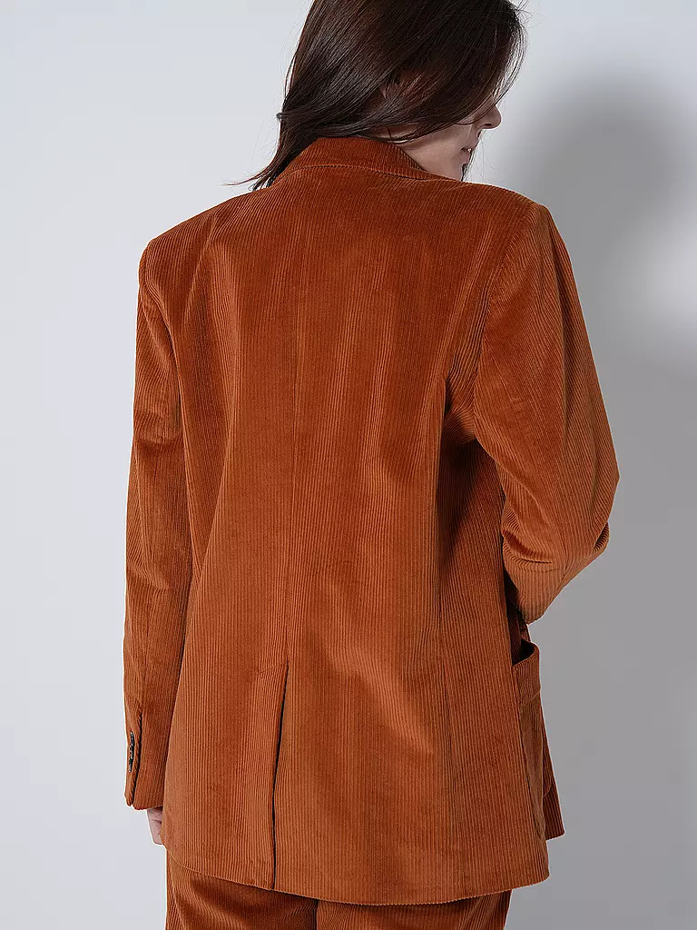 TOMMY HILFIGER Cord Blazer Relaxed Fit orange
