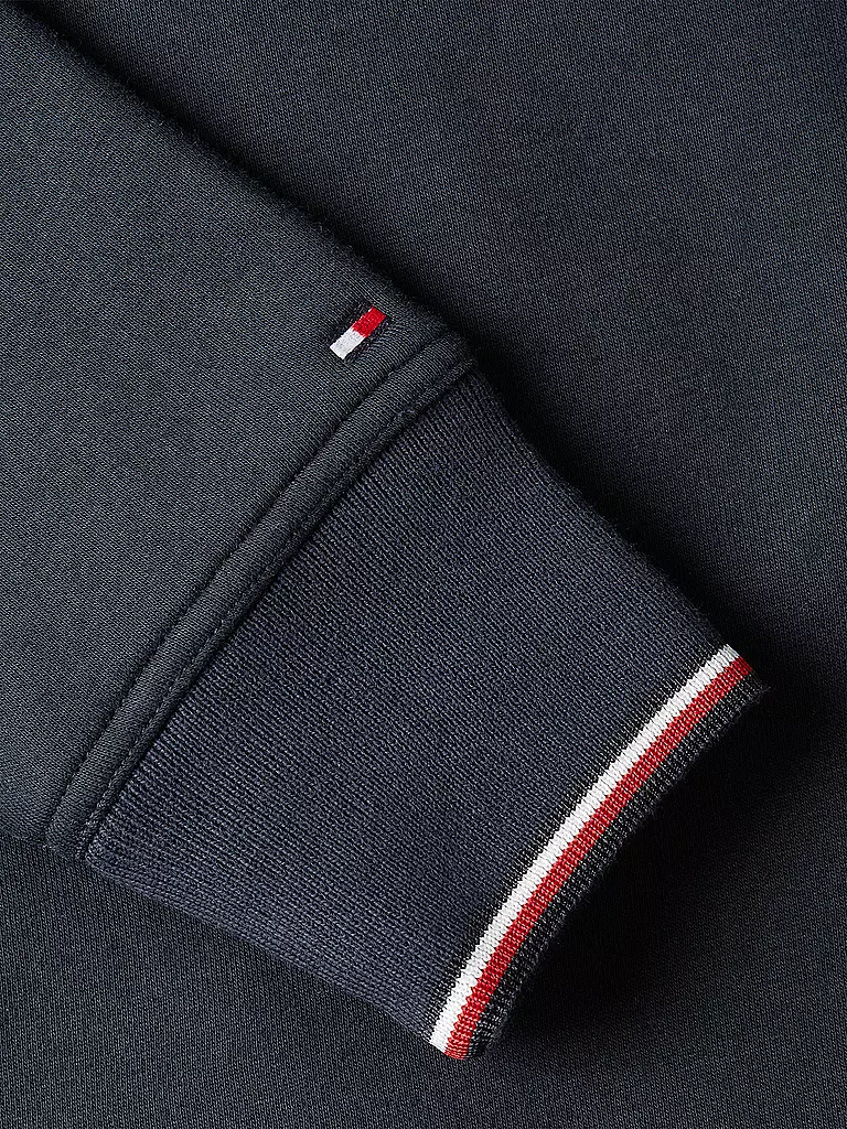 TOMMY HILFIGER Sweatjacke blau