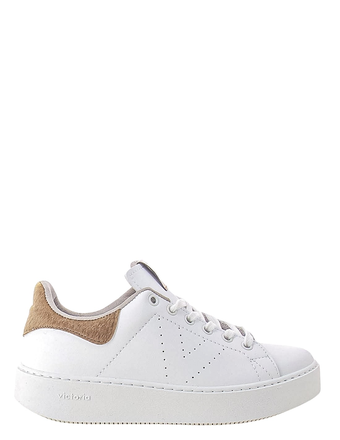 victoria Baskets de ville femme 1260137 blanc/camel