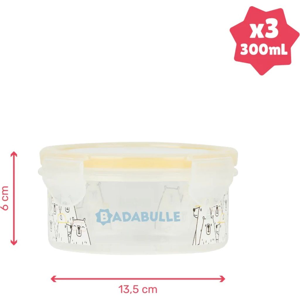 badabullebadabulle   Maxi Box 3er Set 300ml Bears