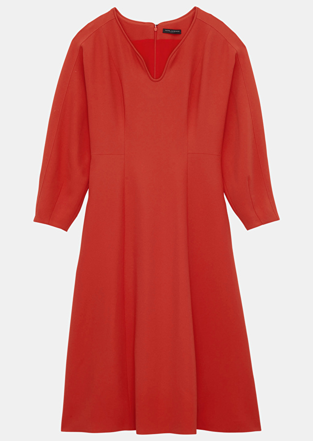 Robe Rexierouge en crêpe