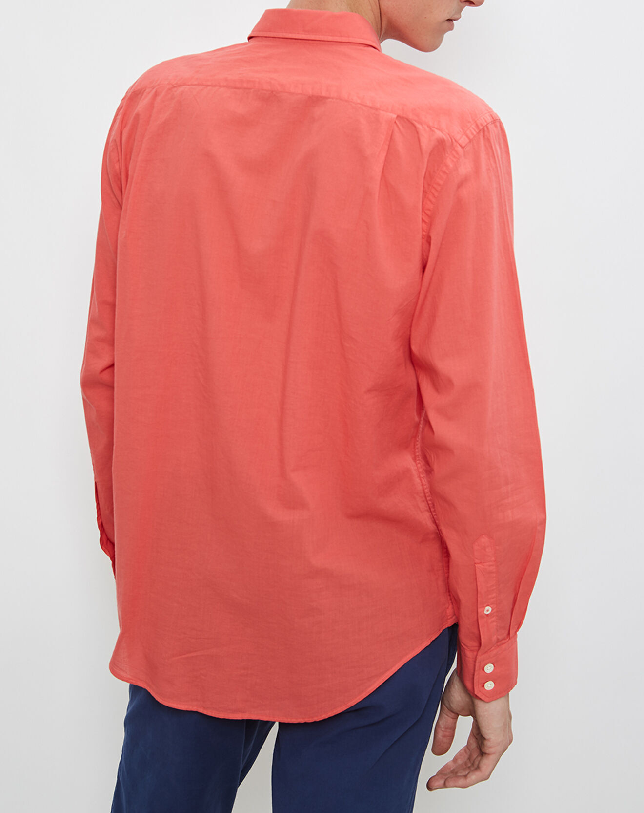 Hartford Chemise droite Paul Pat rouge