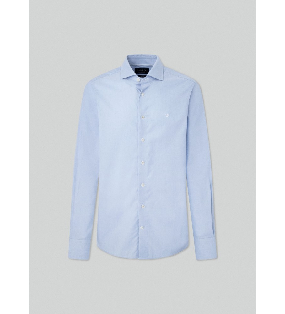 Camisa Hackett Essential Texture azul