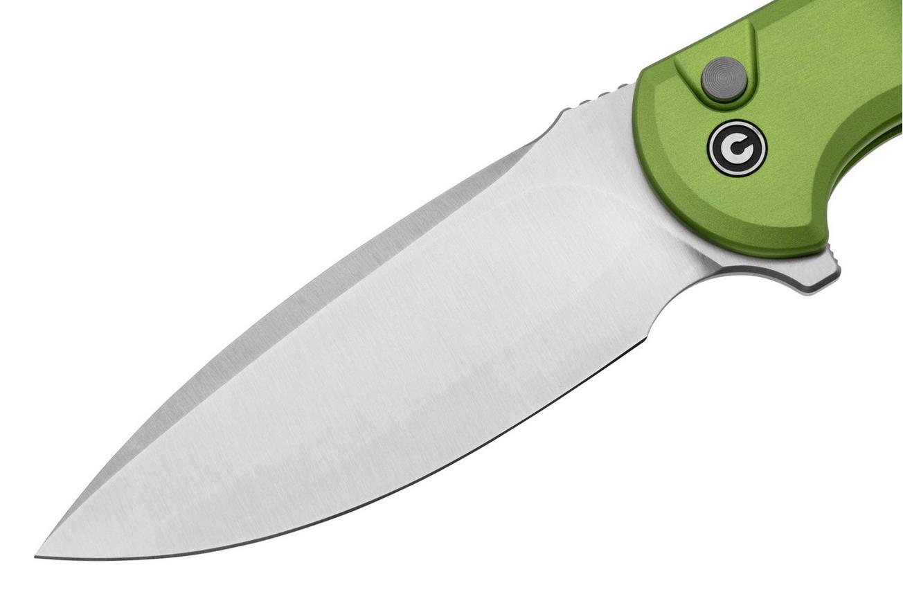 CIVIVI Button Lock Praxis C18026E-3 Lime Green Aluminum, zakmes