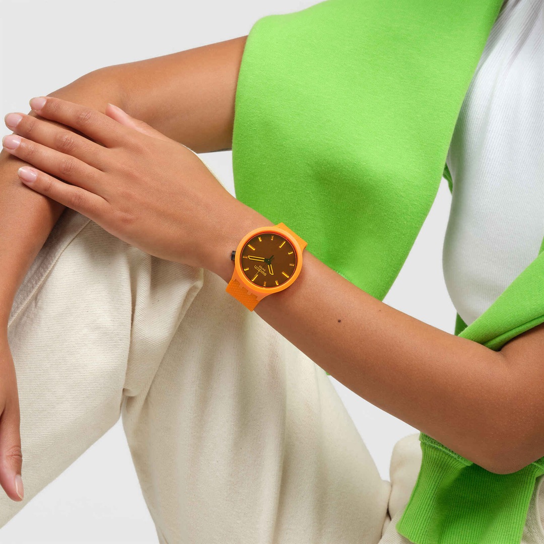 Swatch Big Bold Biosourced Crushing Orange