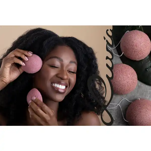 Konjac Schwamm - Set Red Clay