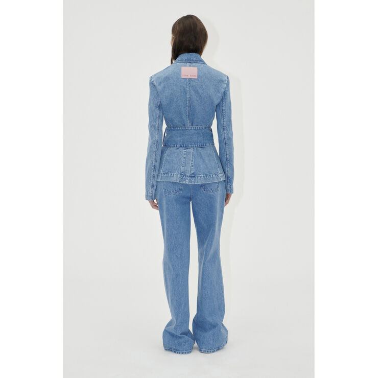 Stine Goya Belted Tailored Jacket , 2251 Denim Denim blue