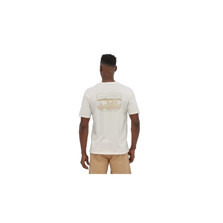 Patagonia M's '73 Skyline Organic T-Shirt Birch White