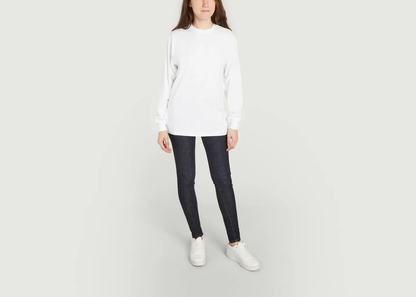 T-shirt à manches longues oversize en coton bio Colorful Standard