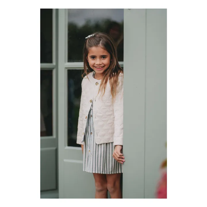Loir Barrette Charlotte Rayée | Vert