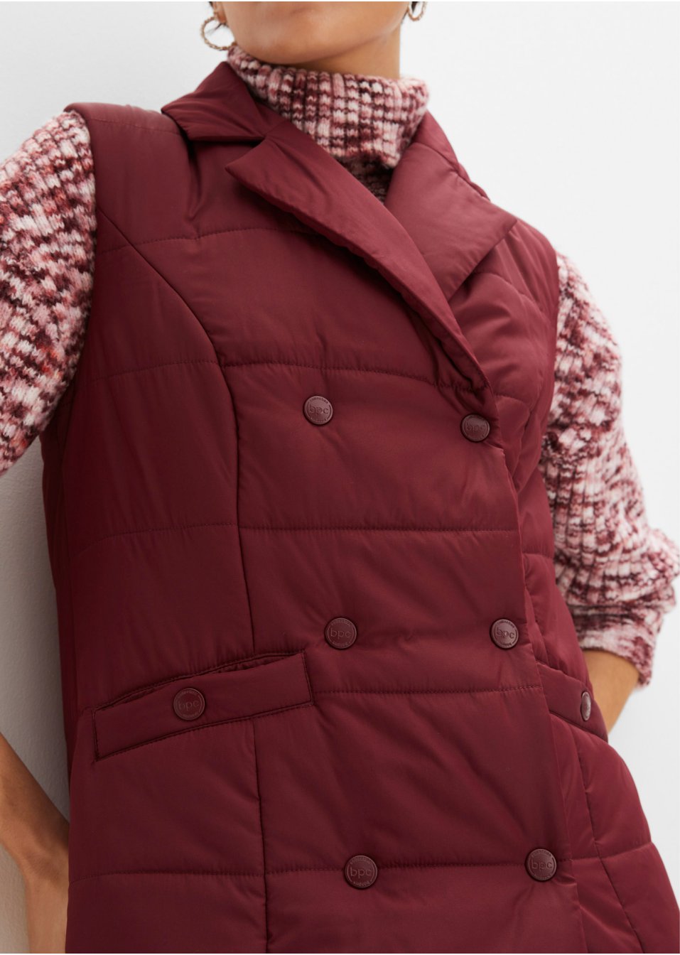 Veste sans manches matelassée