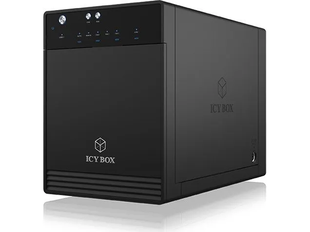 ICY BOX IB-3740-C31 - Harddisk-array - 4 bays (SATA-600) - USB 3.1 Gen 2 (ekstern)