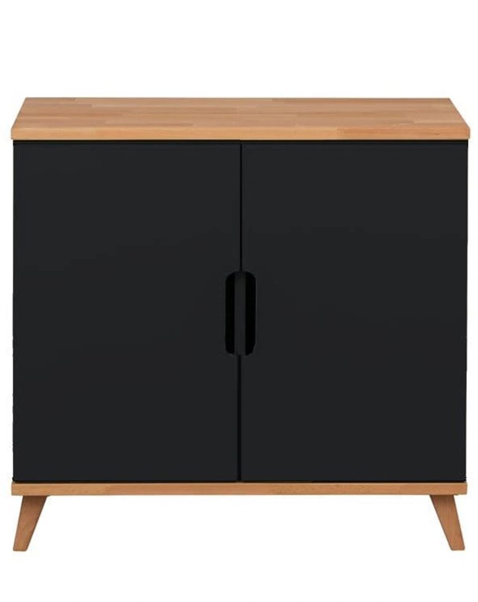Kommode INFANSCOLOR I (Farbe: anthrazit/Buche)