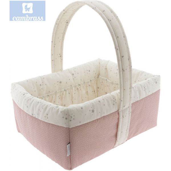 Cambrass Cesto 22,5x29x29 cm Céu Rosa