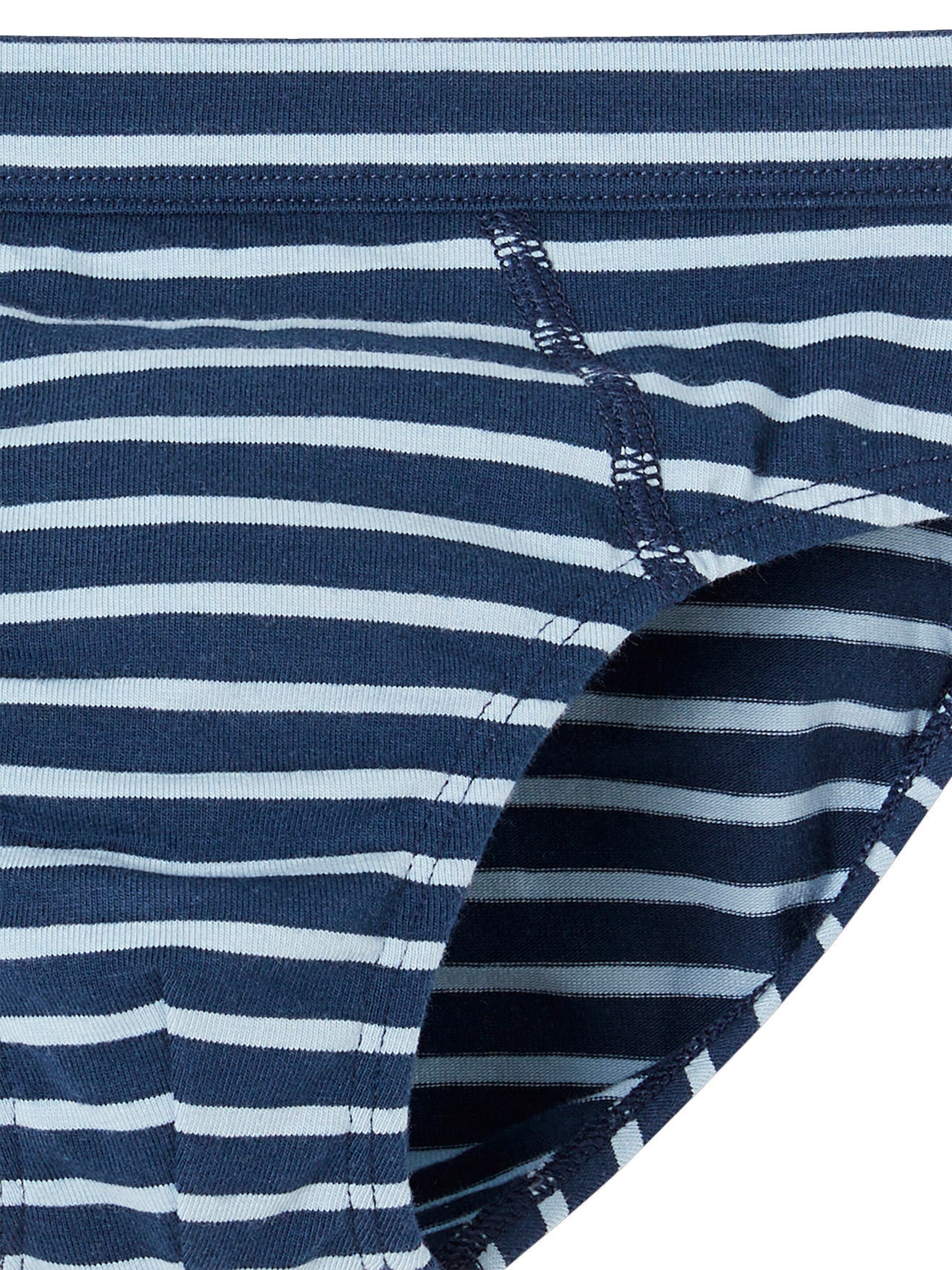 Vertbaudet 7er-Pack Jungen Slips mit Bio-Baumwolle, Wale himmelblau