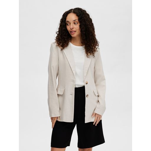 Selected Femme Viva Blazer, Sandshell, 40