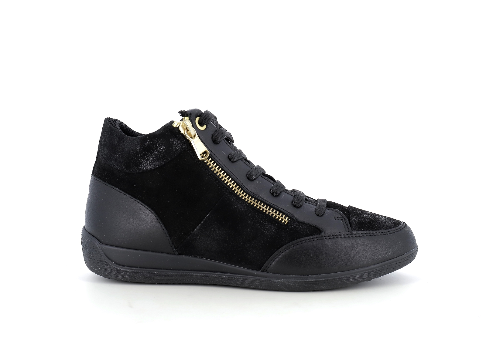Geox-D MYRIA D3668B Cuir Noir