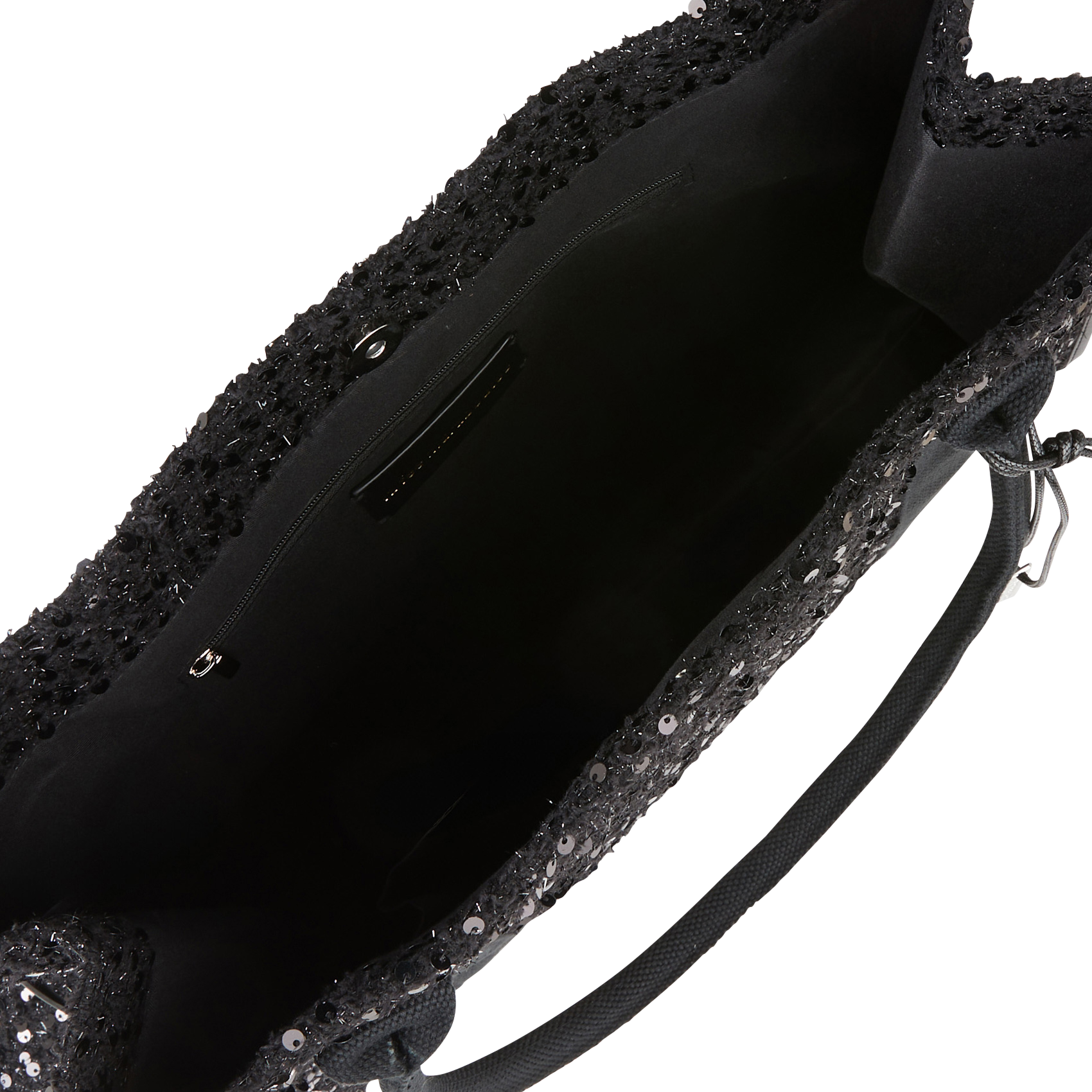 Sac cabas à sequins | Noir