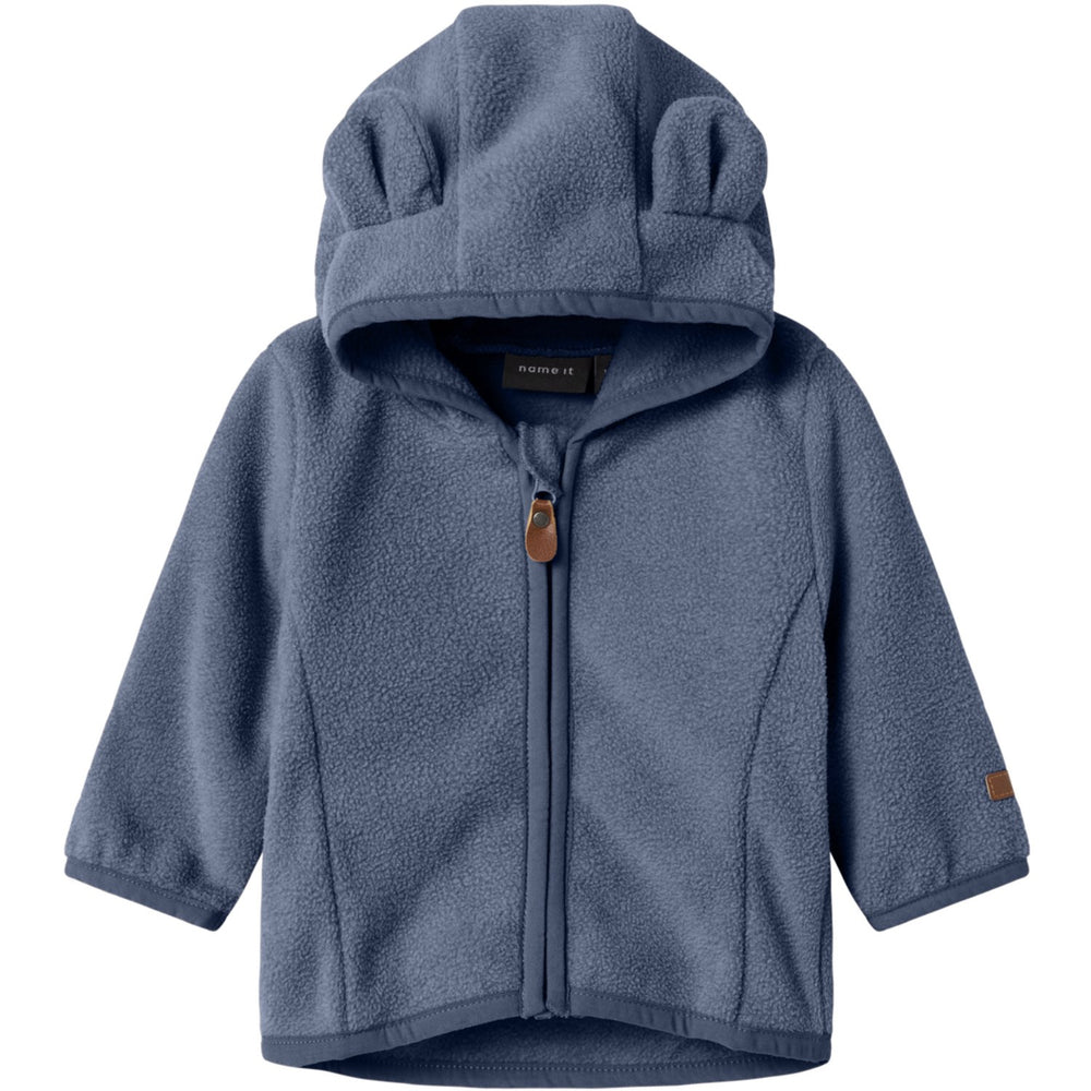 Køb Name It Vintage Indigo Nbnmeeko Fleece Jakke Melange